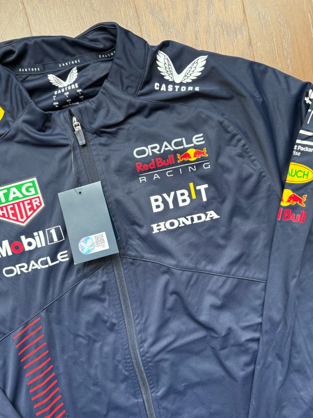 Oracle Red Bull Racing Navy Lightweight Team Jacket - Picture 2 of 12